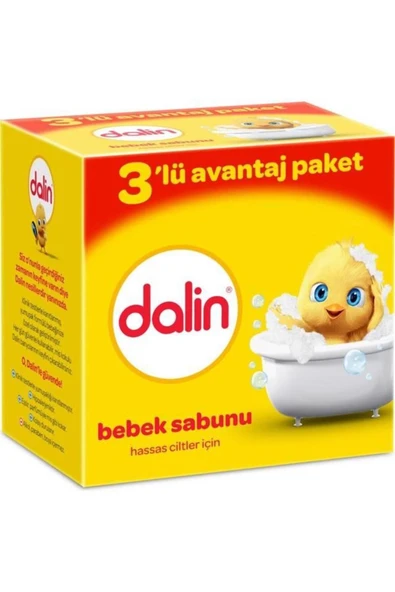 Dalin Klasik Bebek Sabunu 100 G 3'lü ürün görseli 1