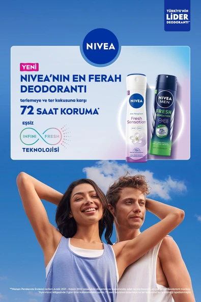NIVEA ROLL ON BAY FRESH SENSATION 50 ML - Resim 6