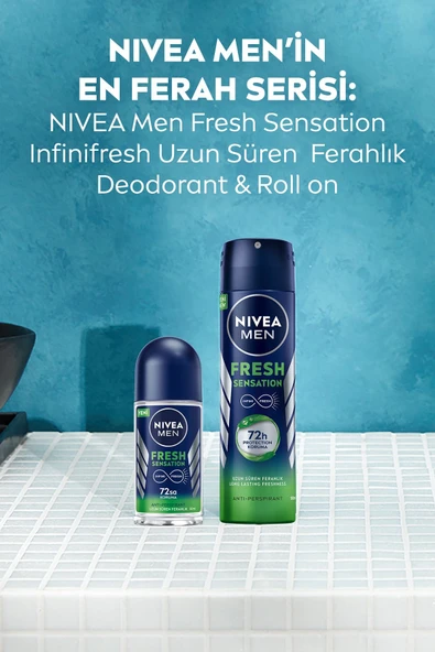 NIVEA ROLL ON BAY FRESH SENSATION 50 ML - Resim 5