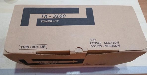 Kyocera TK-3160 / 1T02T90NL1 Toner KİT ( İÇİ BOŞ / YARIM TOZLU ) ürün görseli 1