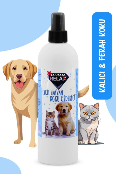 Relax Evcil Hayvan ve Kötü Koku Giderici Sprey PET Freş Oda Kokusu Hoş Fresh Kokulu 400 mL ürün görseli 1