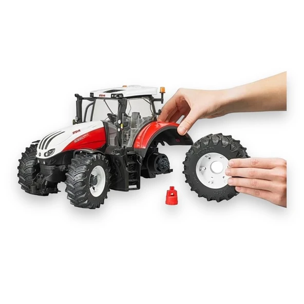 Bruder Steyr 6300 Terrus Traktör Oyuncak - Resim 6