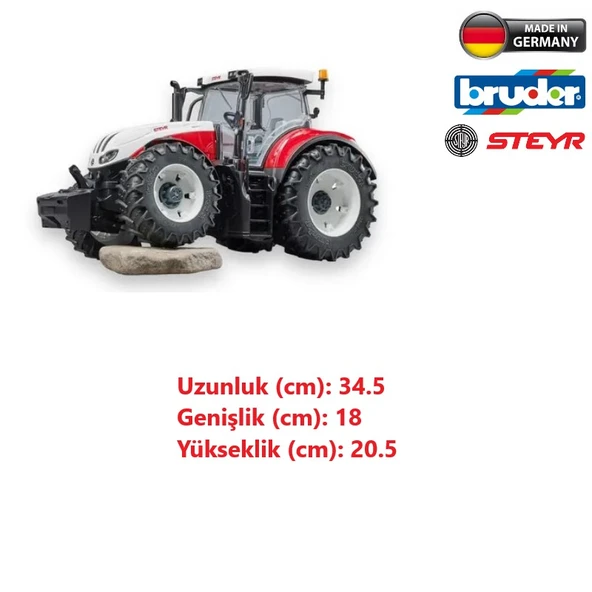 Bruder Steyr 6300 Terrus Traktör Oyuncak - Resim 2