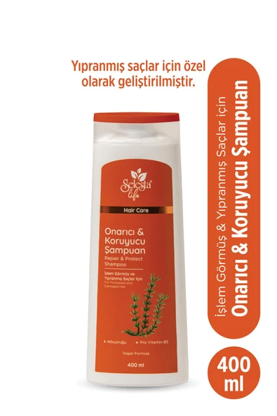 SELESTA LİFE Atkuyruğu Bitki Özü ve Provitamin B5 Özlü Onarıcı & Koruyucu Şampuan Yıpranmış Saçlar İçin 400 ml ürün görseli 1