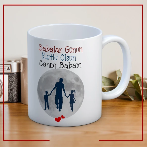 Canım Babam Baskılı Babalar Günü Kupa Bardak Kahve Kupa Bardak-Mod18 ürün görseli 1