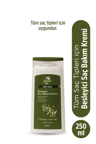 SELESTA LİFE Zeytinyağı Ve Argan Yağı Özlü Besleyici Saç Bakım Kremi Tüm Saç Tipleri Için Bakım Kremi 250 ml ürün görseli 1