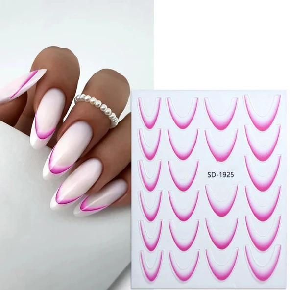 Fontenay 5D Tırnak Stickerları - 5D Nail Stickers SD-1925 ürün görseli 1