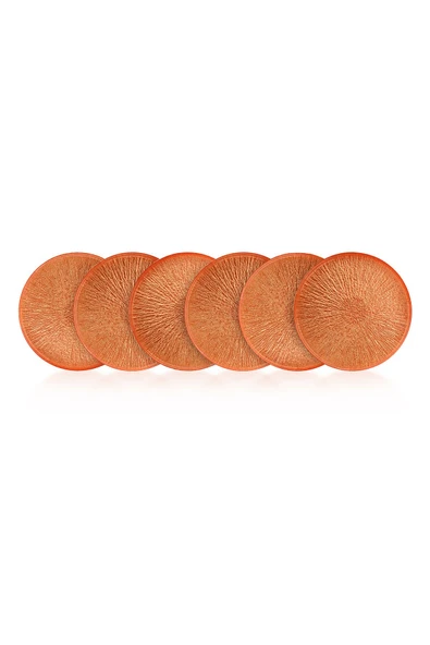 Fecra Rita 6'lı Pasta Tabağı Seti Güz 21 Cm - Resim 2