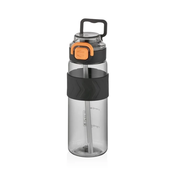 Shotay Direction Su Matarası Tritan Siyah 800Ml ürün görseli 1