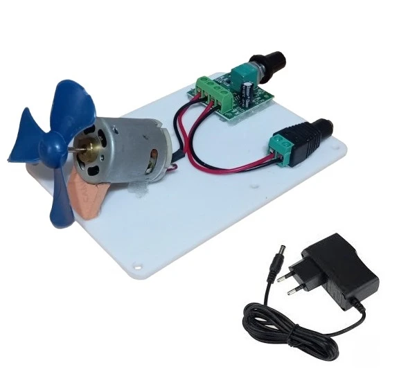 Pervaneli Motor Hızı Ayarlanabilen Adaptörlü Öğrenci Deney Devresi ürün görseli 1