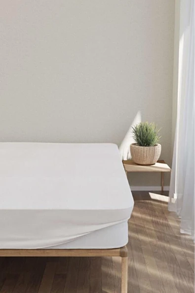 Bebesi 90x190 Cm Fitted Alez Pamuk Sıvı Geçirmez Tek Kişilik Alez ürün görseli 1