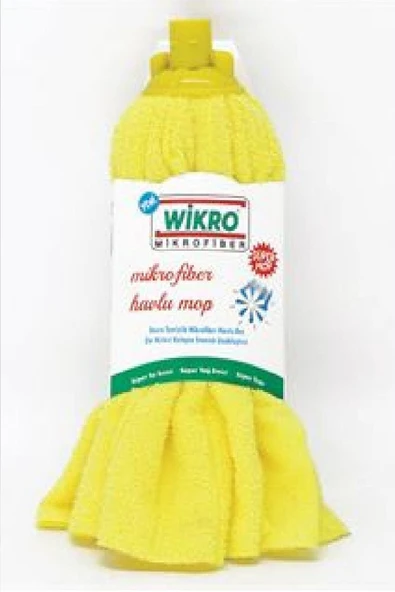 Wikro 2 Adet Mikrofiber Mop Paspas Yedek Ucu Vileda Tipi Mop - Resim 2