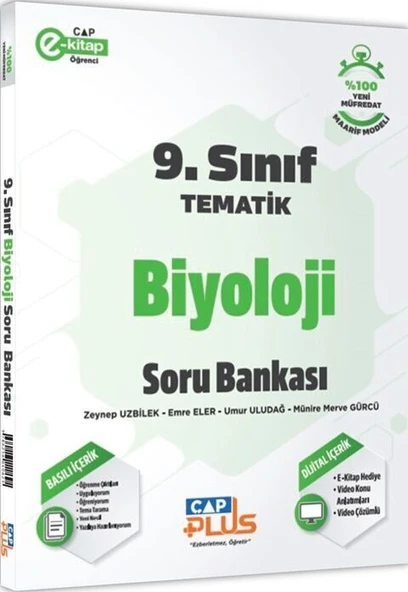 9. Sınıf Biyoloji Tematik Soru Bankası Çap Yayınları ürün görseli 1