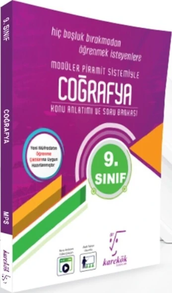 9. Sınıf Coğrafya Konu Anlatımlı Soru Bankası Karekök Yayınları ürün görseli 1