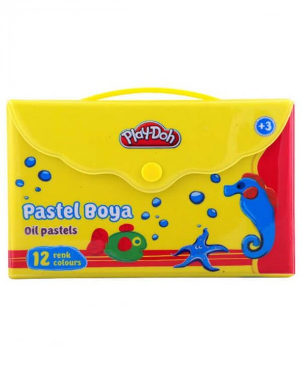 Play Doh Çantalı Pastel Boya Seti 12li ürün görseli 1
