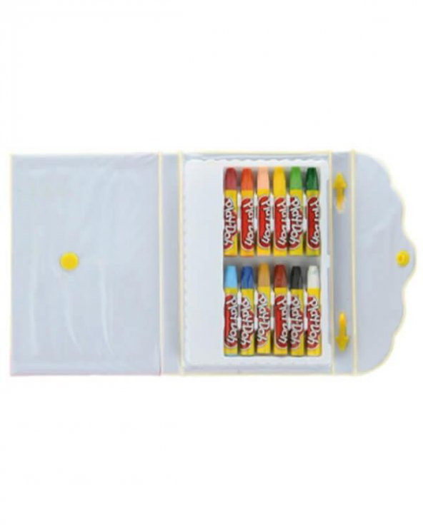 Play Doh Çantalı Pastel Boya Seti 12li - Resim 2