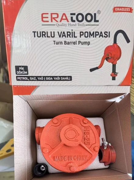 ERA Çevirmeli Varil Mazot Yağ Pompası Turlu Döküm Gövde ürün görseli 1