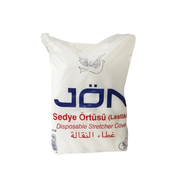 Tek Kullanımlık Lastikli Sedye Örtüsü 50li 80mm*220mm ürün görseli 1