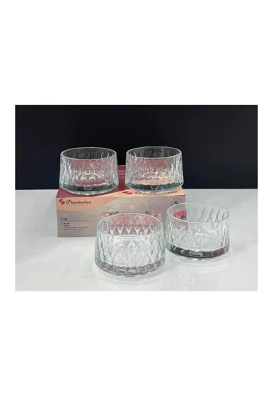 Paşabahçe leafy çok amaçlı kase çerezlik 4 lü 240 cc 530166 ürün görseli 1