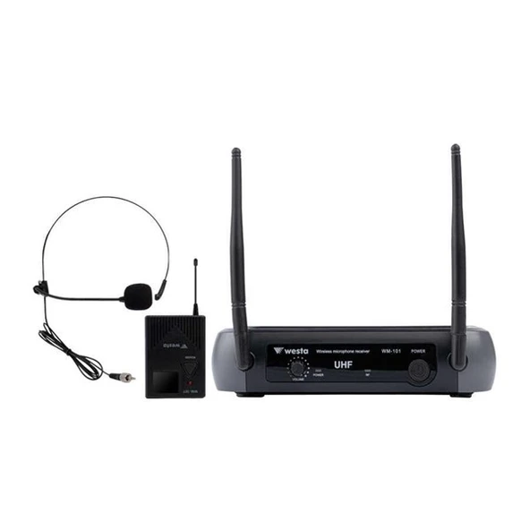 WESTA WM-101T 1 Receiver+1 Lavalier (Yaka) Mikrofon Seti ürün görseli 1