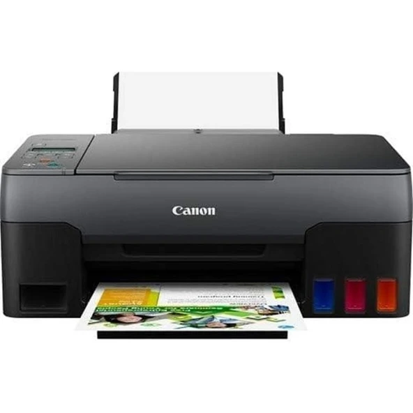 CANON A4 Renkli PIXMA G3416 Çok Fonksiyonlu Tanklı Yazıcı Tarayıcı Fotokopi USB 2.0,Kablosuz ürün görseli 1