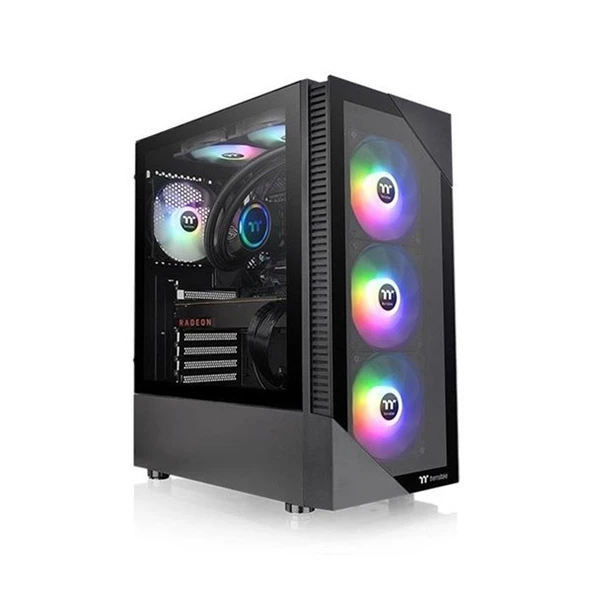 THERMALTAKE 650W 80+ BRONZE V290 TG CA-3Z7-65M1WE-00 GAMING MID-TOWER PC KASASI ürün görseli 1