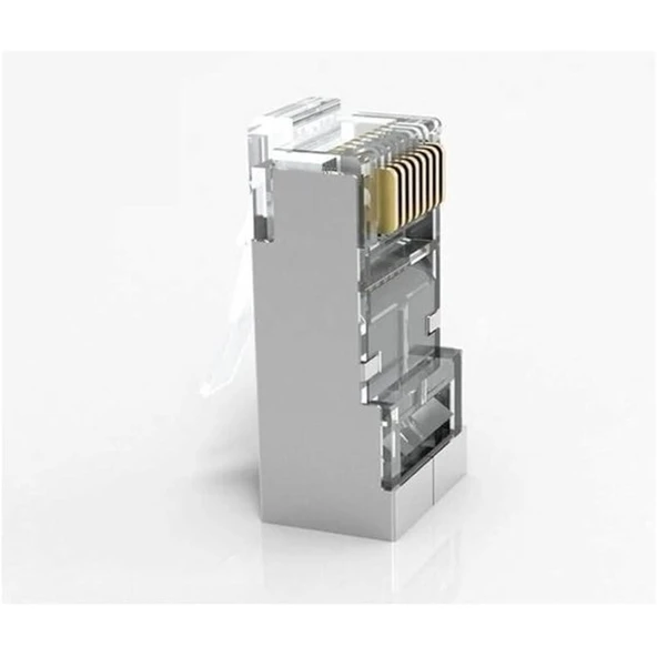 QPORT Cat6 Q-J601Y EZ-RJ45 RJ45 50li paket Metal Konnektör ürün görseli 1