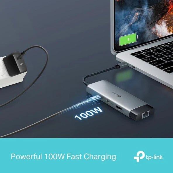 TP-LINK UH6120C USB Type-C 6-Port Hub - Resim 9