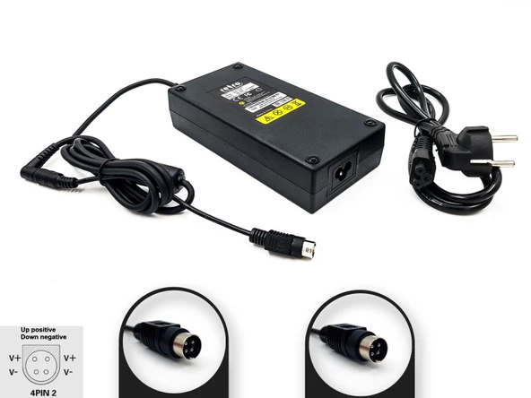 19V, 19.5V, 7.7A, 8.33A, 8.5A, 180W 4-Pin DIN Erkek 4PIN2 Adaptör RETRO ürün görseli 1
