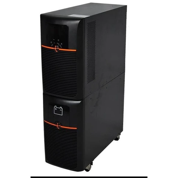 TUNÇMATİK 6KVA PowerUP X9 TSK6165 ONLINE 1/1F LCD EKRAN TOWER UPS 16x 12v 9amper ürün görseli 1