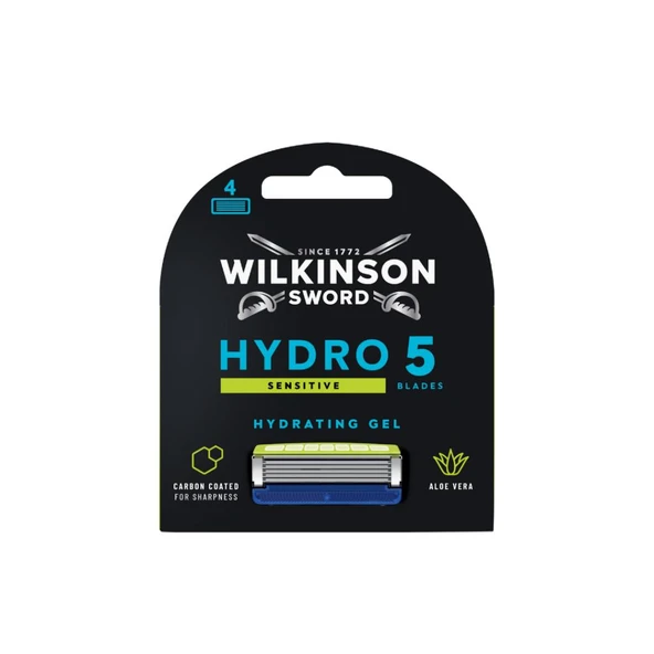 Wilkinson Sword Hydro 5 Sensitive Aloe Veralı 4 Adet Yedek Kartuş ürün görseli 1