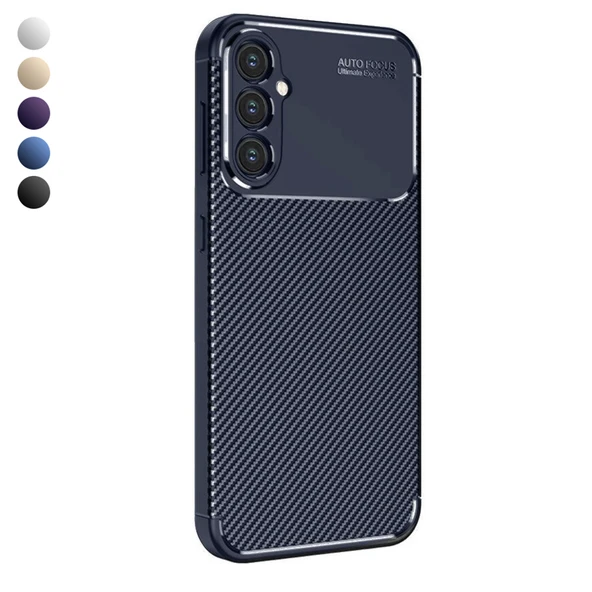 Samsung Galaxy S25 Kılıf Focus Carbon Silikon Kapak ürün görseli 1