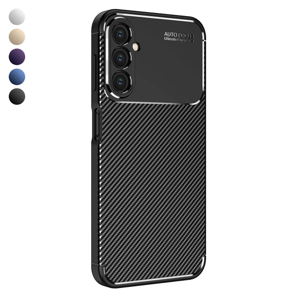 Samsung Galaxy A26 Kılıf Focus Carbon Silikon Kapak ürün görseli 1