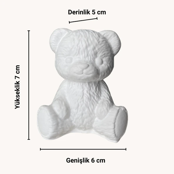 SİLİKON KALIP AYICIK FİGÜR MUM TAŞ TOZU EPOKSİ SİLİKON İTHAL KALIP ürün görseli 1
