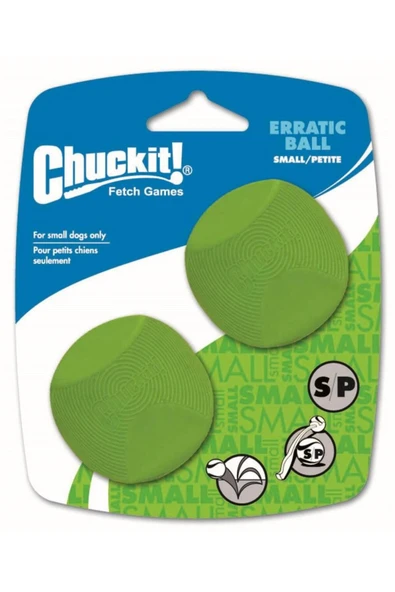 Chuckit! Erratic Ball 2 'li Köpek Oyun Topu ( Küçük Boy) ürün görseli 1