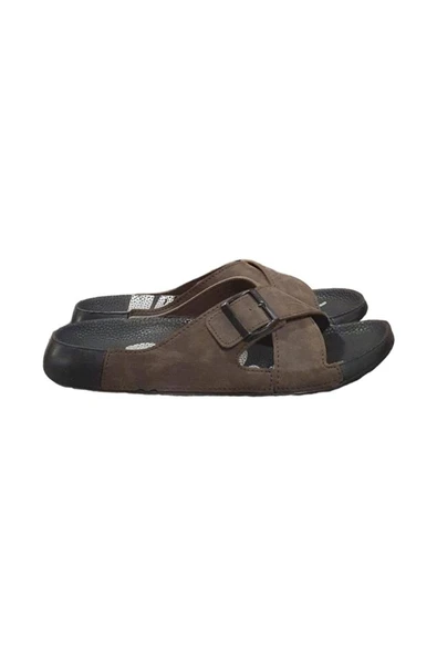 LEE COOPER Orthopedix 2009 Çapraz Bantlı Suya Dayanıklı Tokalı Erkek Terlik ürün görseli 1