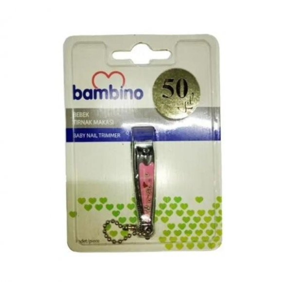 Bambino Bebek Tırnak Makası Kelebek Pembe ürün görseli 1