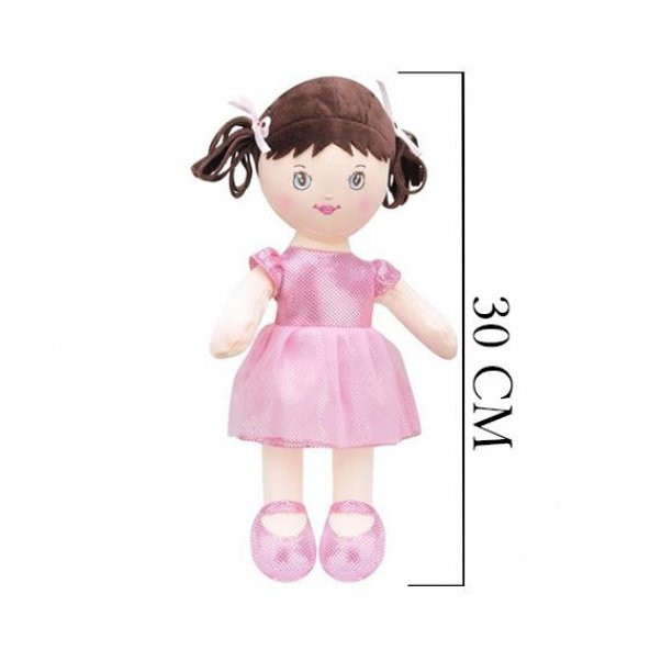 Peluş Nil Bebek Oyuncak 30 cm Pembe - Resim 2