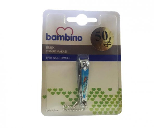 Bambino Bebek Tırnak Makası Kuş Desenli Mavi ürün görseli 1