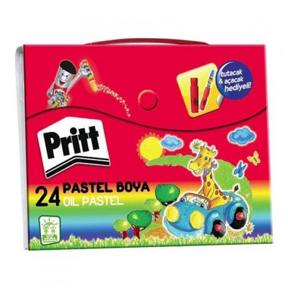 PRITT PASTEL BOYA 24 LU CANTALI (1048064) ürün görseli 1