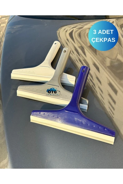 euroist Çekpas, Camsil, Çekçek, Tezgah Üstü Çekpası, Banyo Cam Silme, Yumuşak Silikonlu Camsil 23cm (3 ADET) ürün görseli 1