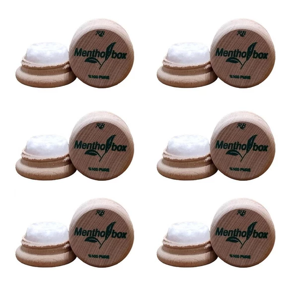 Mentholbox Mentol Migren Taşı Spa ve Masaj Mentholü 6Gr X 6 Adet ürün görseli 1
