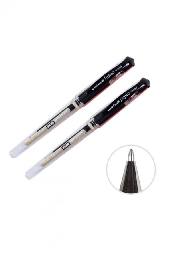 Siyah İmza Kalemi Um-153 Signo Broad Roller Kalem 1,0 Mm 2 Adet ürün görseli 1