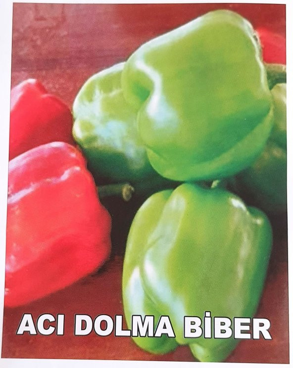 ATA TOHUMU YÖRESEL DOĞAL ACI DOLMA BİBERİ 100 AD TOHUM ürün görseli 1