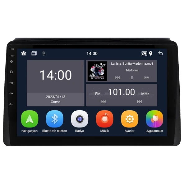 Fimex DACIA DUSTER 2015-2017 MULTİMEDYA NAVİGASYON USB KAMERA CARPLAYER ürün görseli 1