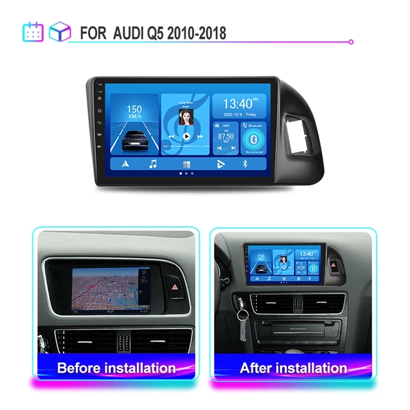 Fimex AUDI Q5 2009-2018 MULTİMEDYA NAVİGASYON USB KAMERA CARPLAYER ürün görseli 1