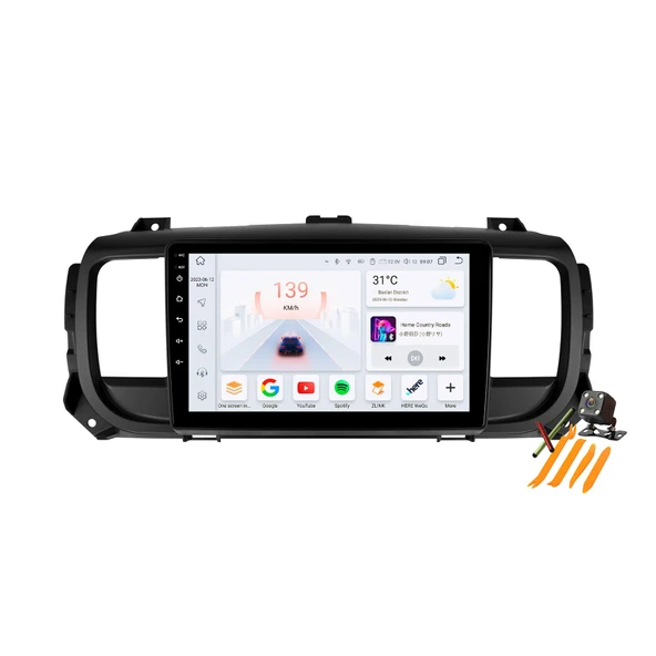 Fimex FIAT ULYSSE (2022) MULTİMEDYA NAVİGASYON USB KAMERA CARPLAYER ürün görseli 1