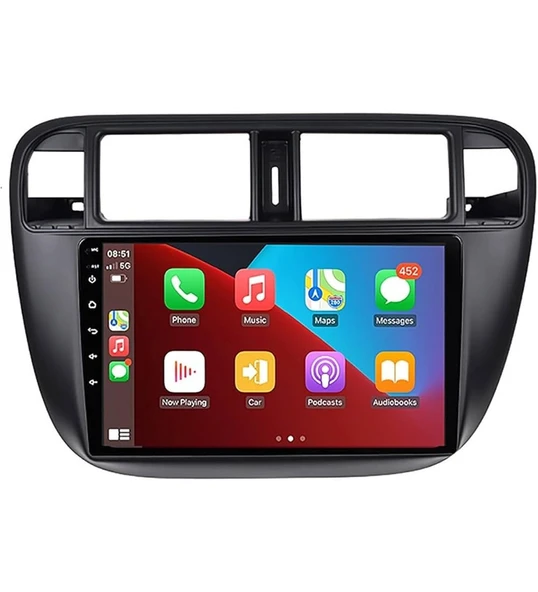 Navigold HONDA CIVIC 1996-2001 MULTİMEDYA NAVİGASYON USB KAMERA CARPLAYER ürün görseli 1
