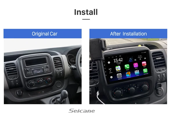 AVGO RENAULT TRAFIC 2015+ MULTİMEDYA NAVİGASYON USB KAMERA CARPLAYER - Resim 2