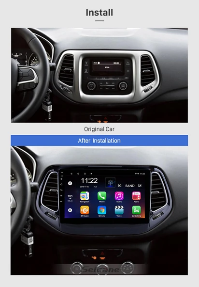 AVGO JEEP COMPASS 2017+ MULTİMEDYA NAVİGASYON USB KAMERA CARPLAYER - Resim 2